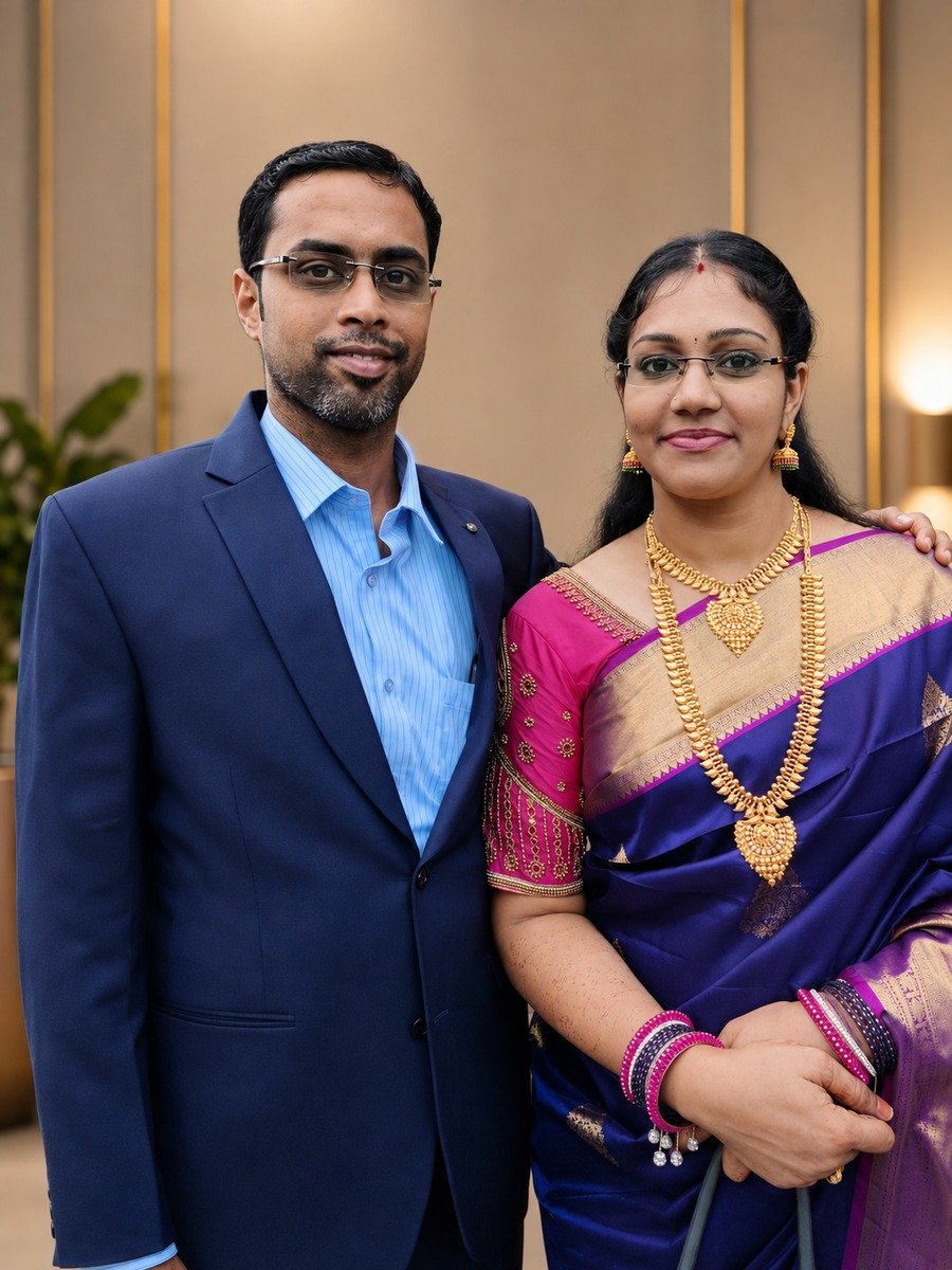Mrs. Aishwarya and Mr. Ramasubramanian