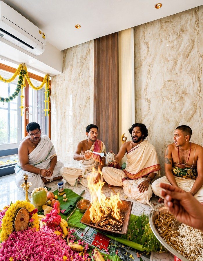 Gruhapravesam housewarming catering